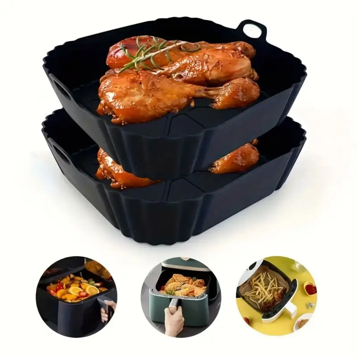 Reusable Air Fryer Silicone Po - Pothos review and price