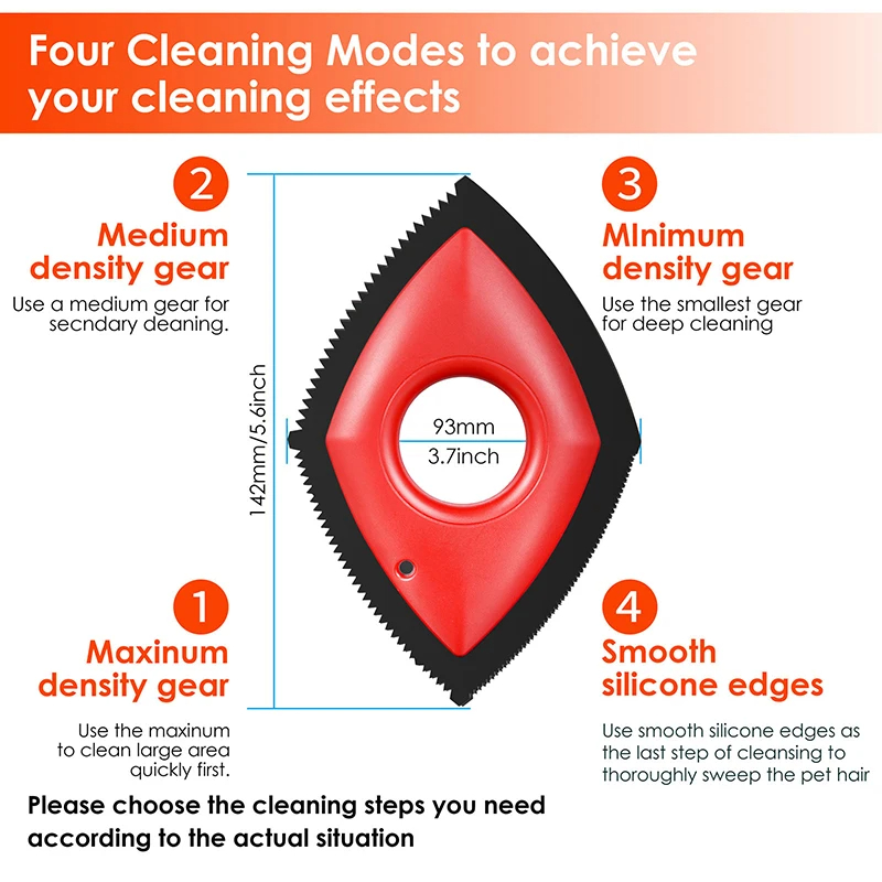 4 Modes Pet Hair Remover Comb  - Repotting Mat review and price
