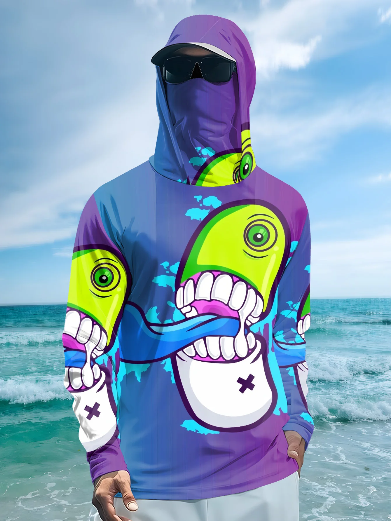 Men Cartoon Monster Graffiti F - Monstera review and price