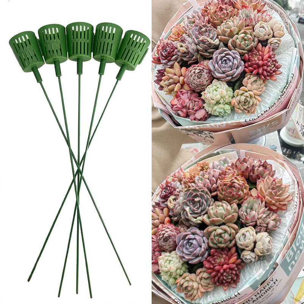 Plastic Succulent Flower Holde - Plant Support Stake review and price