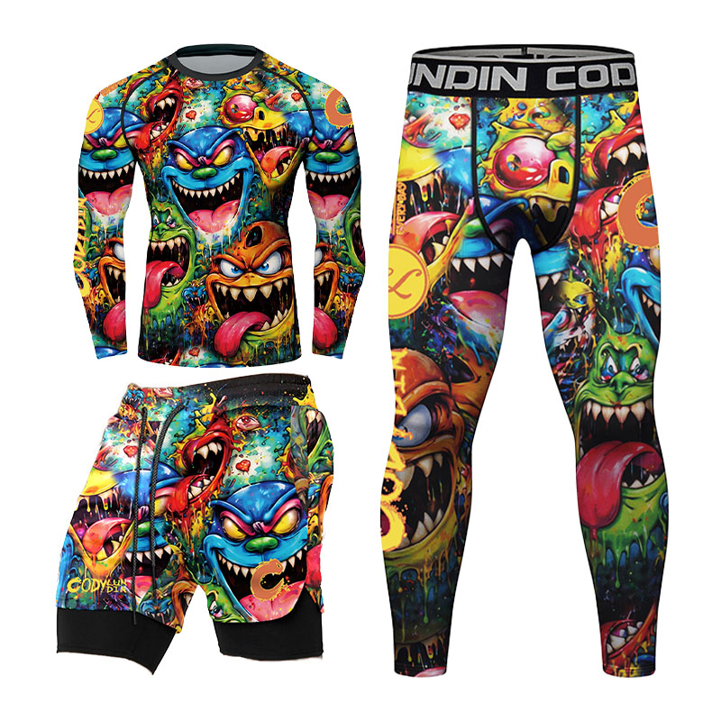 3D Colorful Monster Graffiti M - Monstera review and price