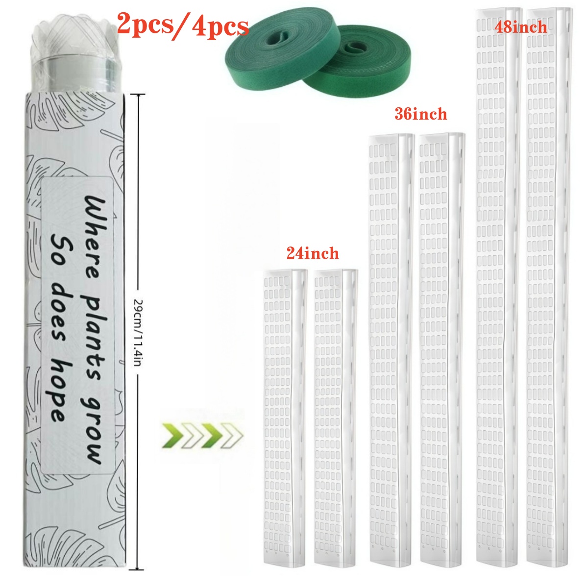 Stackable Plastic Moss Pole fo - Plant Support Stake review and price