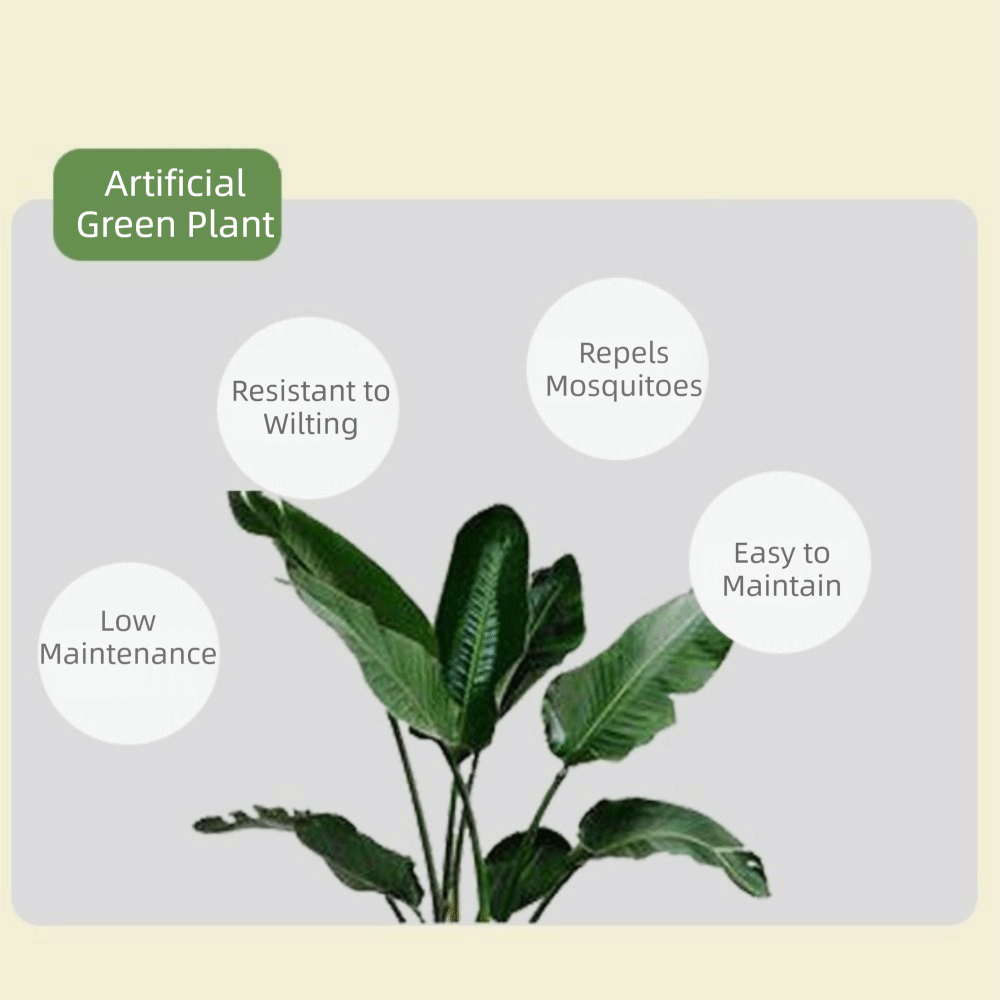 Green Plastic Artificial Ficus - Snake Plant review and price