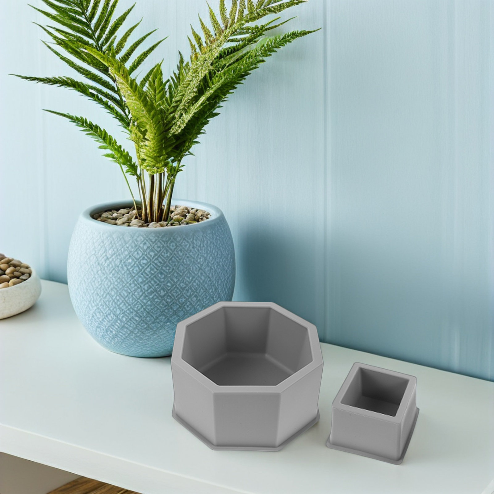 2Pcs Silicone Concrete Planter - Succulent Set review and price