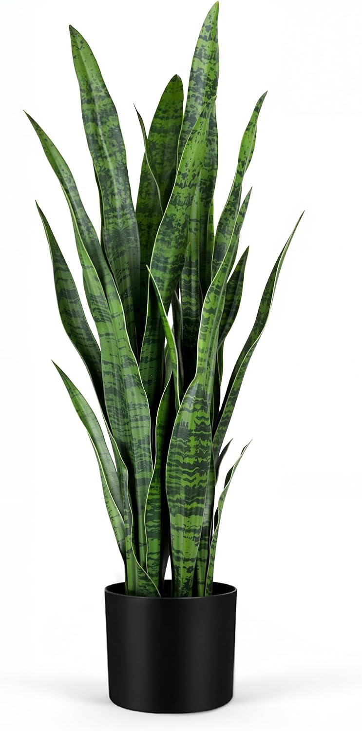 Artificial Snake Plant, 35in G - Snake Plant review and price