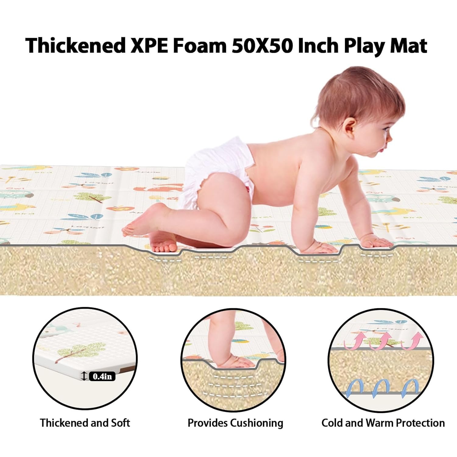 Baby Play Mat Double Sided Fol - Repotting Mat review and price